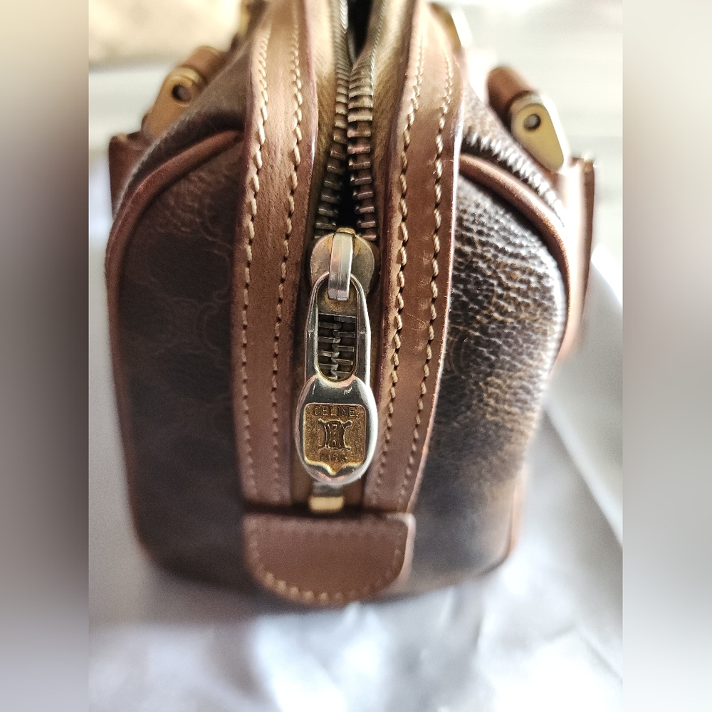 Celine Macadam Mini Boston Handbag - Picture 4 of 13
